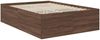 vidaXL Bettrahmen Braun Eichen-Optik 150 x 200 cm Holzwerkstoff 3408570 Bild 5