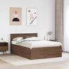 vidaXL Bettrahmen Braun Eichen-Optik 150 x 200 cm Holzwerkstoff 3408570 Bild 3