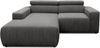 DOMO. collection Ecksofa Brandon, Couch in L-Form mit Kopfteilverstellung, Sofa, Polsterecke, Eckcouch, Polstergarnitur 285 x 175 x 80 cm (BxTxH), grau Bild 2