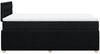 vidaXL Boxspringbett mit Matratze Schwarz 120x200 cm Stoff 3287439 Bild 5