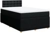 vidaXL Boxspringbett mit Matratze Schwarz 120x200 cm Stoff 3287439 Bild 2