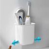 Creliv Badorganizer Zahnbürstenhalter/Duschorganizer ohne Bohren – Bad Organizer 2er Set (2 St) Bild 4