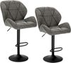 Woltu Barhocker (Set, 2 St), Tresenhocker Designer Hocker mit Rückenlehne Bild 4