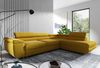 Ecksofa in L-Form AVESTA, L-förmige Eckcouch mit Schlaffunktion, ausziehbares Sofa, 1 Bettzeugbehälter, verstellbare Kopfstützen, (Omega 68), 72x201 cm Bild 2