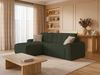 Selsey Simolla – Ecksofa mit Schlaffunktion und Bettkasten, links, Chenille, Olivgrün Bild 3