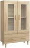 Highboard Sonoma-Eiche 70 x 31 x 115 cm Holzwerkstoff [812549] Bild 2