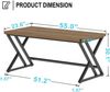 Holz Computertisch Rustikaler Schreibtisch Home Office Schlafzimmer Tisch Bild 2