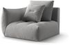 Micadoni Eckmodul Bloom Links Samt Casino Grau Bild 2