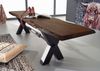 Bank Akazie 220x38x46 braun lackiert IRON LABEL #158 Bild 4