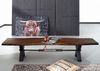 Bank Akazie 220x38x46 braun lackiert IRON LABEL #158 Bild 3