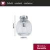 Paulmann 71141 Selection Bathroom Deckenleuchte Ruya Klarglas Chrom E14 IP44 Bild 5