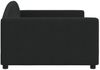 Tagesbett, Einzelbett Schwarz 100x200 cm Stoff Bild 4