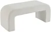 Vente-unique - CALVELO Sitzbank Stoff Weiß - B 41 cm x H 46 cm x L 110 cm Bild 3