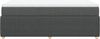 vidaXL Boxspringbett mit Matratze Dunkelgrau 80x200 cm Stoff 3285526 Bild 5