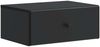 vidaXL Wandmontierter Nachttisch 2 pcs Schwarz 49 x 34,5 x 20 cm 899128 Bild 4
