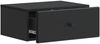 vidaXL Wandmontierter Nachttisch 2 pcs Schwarz 49 x 34,5 x 20 cm 899128 Bild 3
