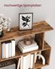 VASAGLE Bücherregal mit 5 Ebenen, Standregal, 24 x 90 x 159 cm, Aufbewahrungsregal mit offenen Fächern Bild 5