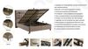 Bambi Boxspringbett Stauraumbett inkl. Matratze Boxspringbett 180x200 - 90x200 Biosalt (Boxspringbett 180 x 200 cm, 2 Bettkästen + Kopfteil + Matratze), USB und LED Bild 4