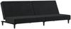 vidaXL Schlafsofa 2-Sitzer Schwarz Samt 375735 Bild 2