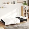 vidaXL Schlafsofa 2-Sitzer Schwarz Samt 375735 Bild 3