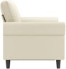 vidaXL 2-Sitzer-Sofa Creme 120 cm Kunstleder 359500 Bild 4
