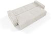 Sofa 3-Sitzer mit Schlaffunktion NATALIA in Stoff Tilia Creme Bild 5