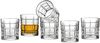 6er Gläser Set Whiskey Cocktail Chivas Kristall Timeless Retro 350 ml Bild 5