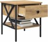 vidaXL Nachttisch mit Schubladen 2 pcs Artisan-Eiche 40 x 42 x 45 cm 871225 Bild 3