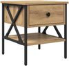 vidaXL Nachttisch mit Schubladen 2 pcs Artisan-Eiche 40 x 42 x 45 cm 871225 Bild 5
