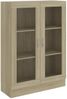 vidaXL Vitrinenschrank Sonoma-Eiche 82,5x30,5x115 cm Holzwerkstoff 802753 Bild 2