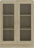 vidaXL Vitrinenschrank Sonoma-Eiche 82,5x30,5x115 cm Holzwerkstoff 802753 Bild 5