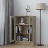 vidaXL Vitrinenschrank Sonoma-Eiche 82,5x30,5x115 cm Holzwerkstoff 802753 Bild 3