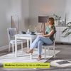 Finori Capri 81C Esstisch, weiß | Maße ca. (B/H/T): 110 x 76 x 67 cm Bild 2