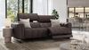 Sofanella 3-Sitzer Veneto Ledersofa elektrisch verstellbar in Schwarz Bild 3