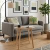 HOOZ Beistelltisch Bambus Sofatisch rund Natur-Design – Couchtisch Set Wohnzimmer Ø 42cm (Einzelteil, 1-St, bestehend aus einem Kaffeetisch), Stilvoller Satztisch aus Bambus für Wohnzimmer und Schlafzimmer Bild 2