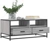 vidaXL Couchtisch Grau Sonoma 100x50x45 cm Holzwerkstoff und Metall 848787 Bild 4