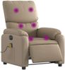 vidaXL Massagesessel Elektrisch Cappuccino-Braun Kunstleder 3204885 Bild 3