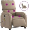 vidaXL Massagesessel Elektrisch Cappuccino-Braun Kunstleder 3204885 Bild 2