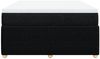 vidaXL Boxspringbett mit Matratze Schwarz 160x200 cm Stoff 3285583 Bild 4