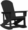 vidaXL Adirondack-Schaukelstuhl Schwarz 92 x 73,5 x 92 cm HDPE 42006627 Bild 2