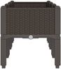 vidaXL Pflanzkasten mit Beinen Braun 120x40x42 cm PP 367900 Bild 4