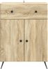 vidaXL Sideboard Sonoma-Eiche 66 x 34,5 x 90 cm Holzwerkstoff 895557 Bild 4