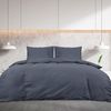vidaXL Bettwäsche-Set Anthrazit 200x200 cm Leichte Mikrofaser 135935 Bild 3