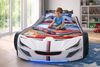 Aileenstore Autobett TURBO GTE (inkl. Zubehör), Kinderbett 90x200, Lattenrost,LED,Unterbodenlicht,Sound,Fernbedienung Bild 4
