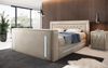 Boxspringbett Divalo mit TV Lift und Stauraum 160x200 Beige H2 (bis 70kg) Bild 2