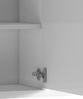 byLIVING Badezimmer Spiegelschrank NEBRASKA mit Spiegeltür / Moderner, 1-türiger Spiegel Hängeschrank in matt weiß / Mit viel Stauraum / B 60, H 70, T 25m Bild 5