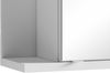 byLIVING Badezimmer Spiegelschrank NEBRASKA mit Spiegeltür / Moderner, 1-türiger Spiegel Hängeschrank in matt weiß / Mit viel Stauraum / B 60, H 70, T 25m Bild 4