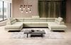 Designer Sofa Taormina mit Schlaf- und Klappfunktion Samt Sand Bild 2