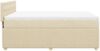vidaXL Boxspringbett mit Matratze Creme 140x200 cm Stoff 3287498 Bild 5