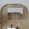 Roomart GUSTO-I-75 Badmöbel - nur Spiegelschrank - H 60 x B 14.2 x T 75 cm • Weiß Bild 2